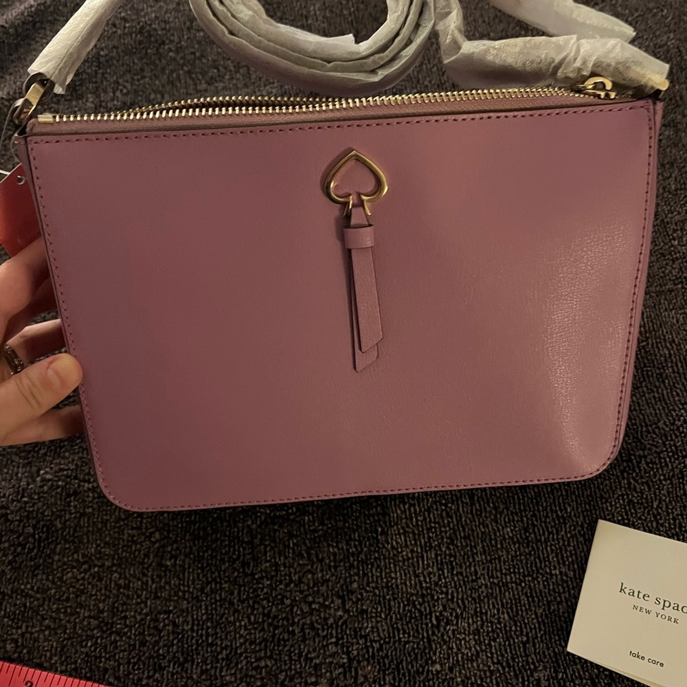 Kate Spade Adel Medium Purple Crossbody Bag